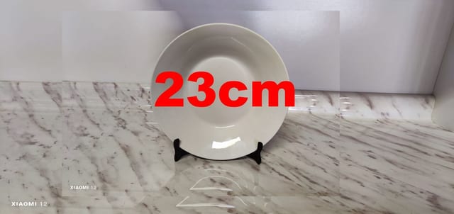 LOZA PLATO REDONDO MEDIA. HONDO 23 CM