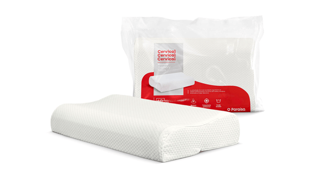 ALMOHADA MEMORY FOAM CERVICAL PARAISO