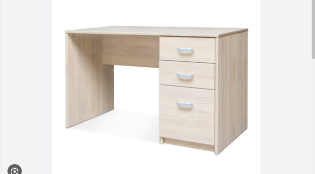 ESCRITORIO MELAMINE 120*60*75 - 3 CAJONES