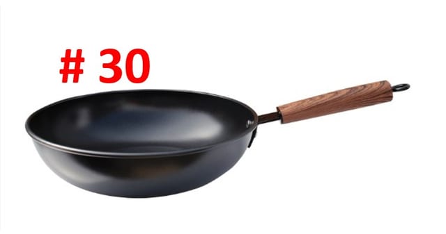 SARTEN RECORD WOK FIERRO N 30 NEGRO