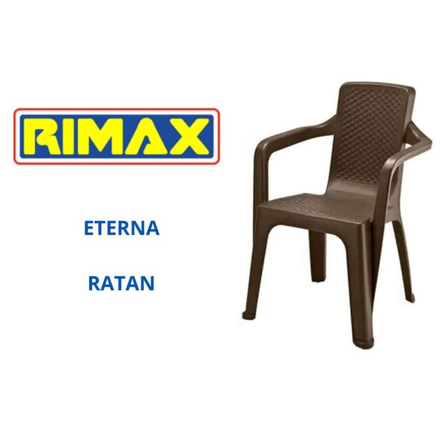 SILLA PLASTICO ETERNA RATAN WENGUE RIMAX
