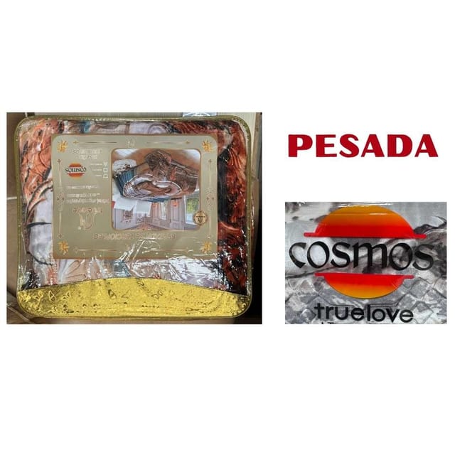 COLCHA TERCIOPELO COSMO 6 KG PESADA BOLSA