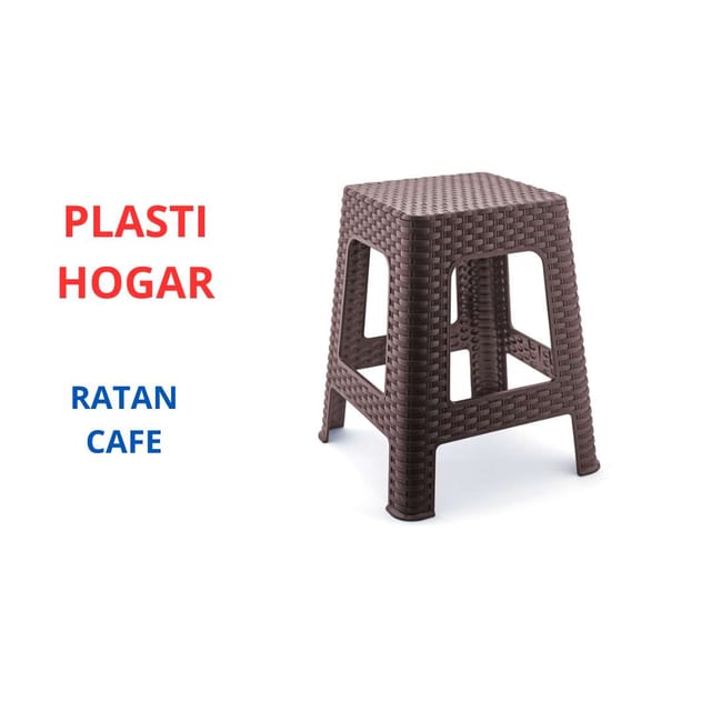 SILLA PLASTICO BANCO RATAN CAFE PLASTIHOGAR