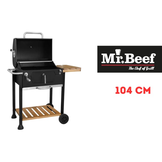PARRILLA CARBON 104X65 CM MR BEEF