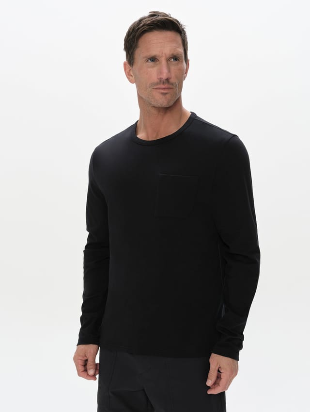 Polo manga larga premium hombre