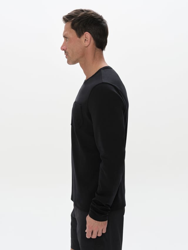 Polo manga larga premium hombre