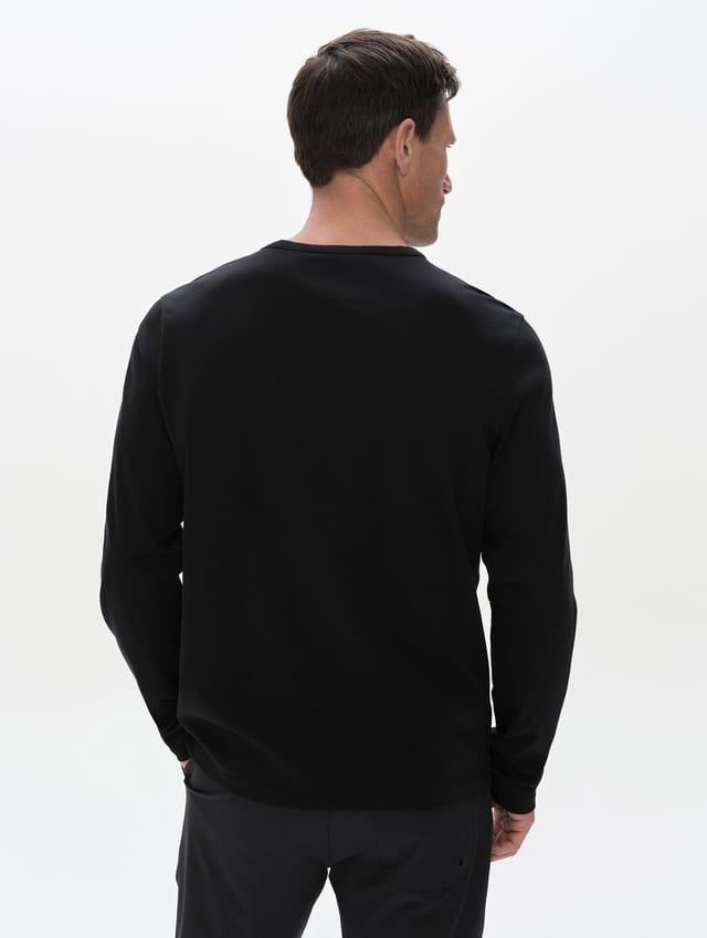 Polo manga larga premium hombre