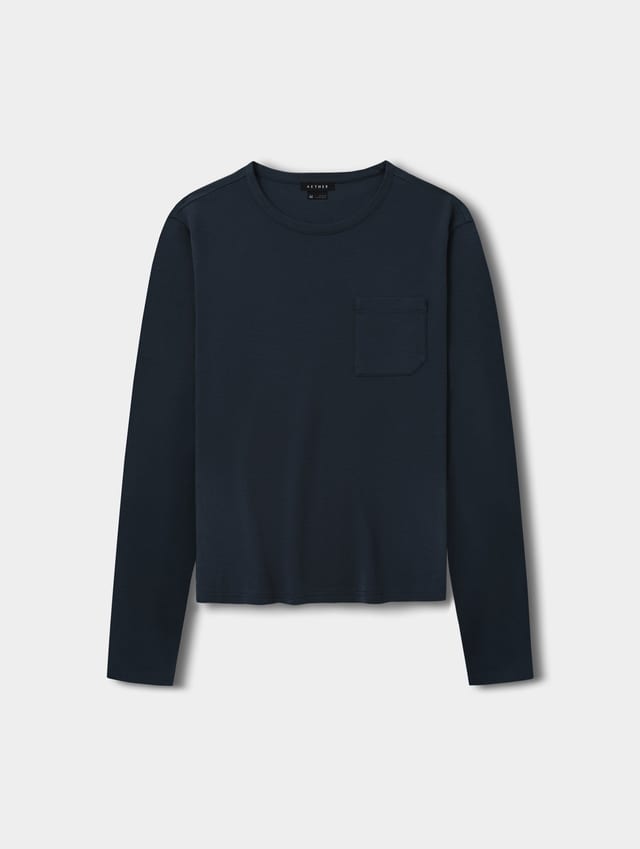 Polo manga larga premium hombre