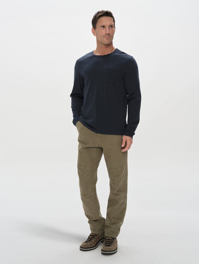 Polo manga larga premium hombre