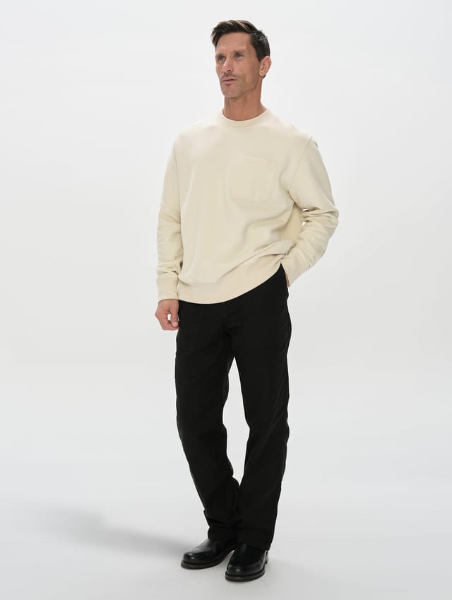 Polerón cuello redondo hombre