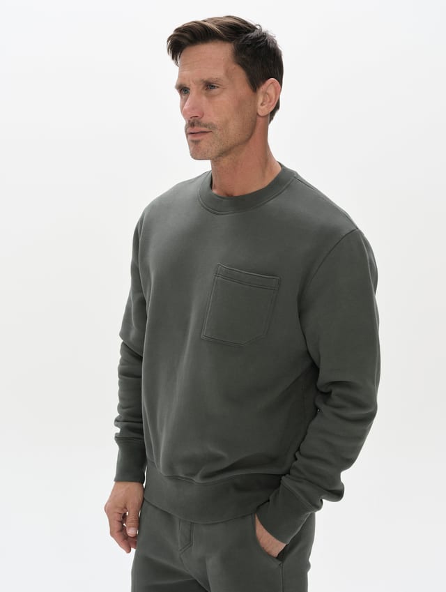 Polerón cuello redondo hombre