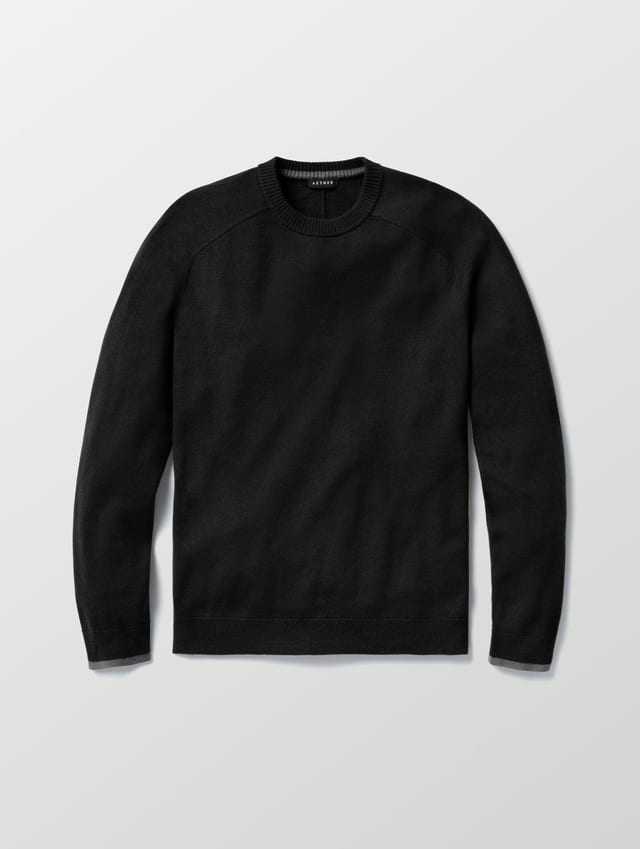 Chompa cuello redondo de merino hombre