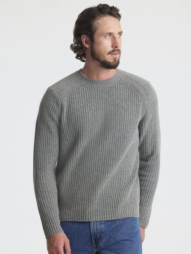 Chompa de mezcla merino hombre