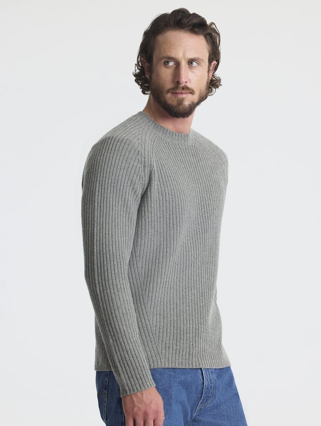 Chompa de mezcla merino hombre