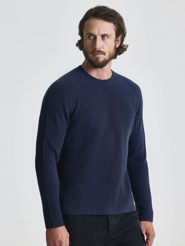 Chompa de mezcla merino hombre