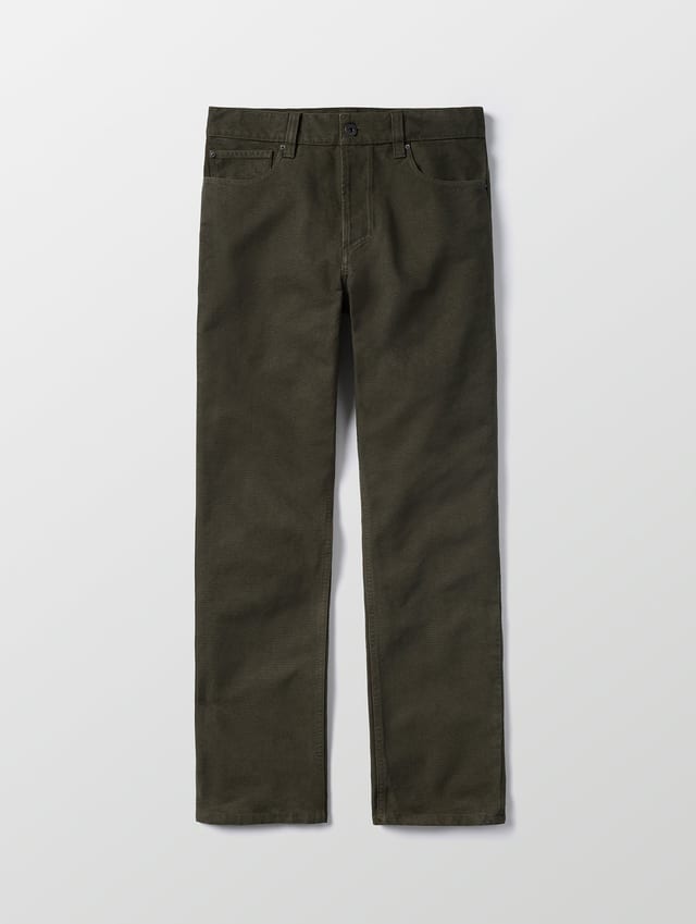 Pantalón 5 bolsillos de lona hombre