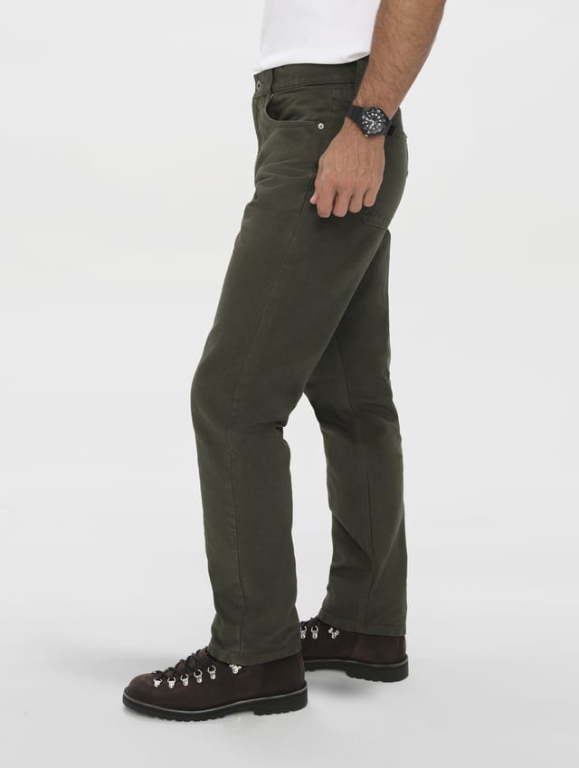 Pantalón 5 bolsillos de lona hombre