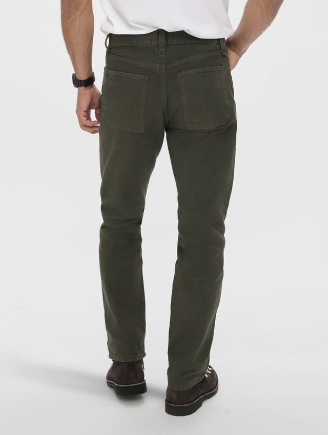 Pantalón 5 bolsillos de lona hombre