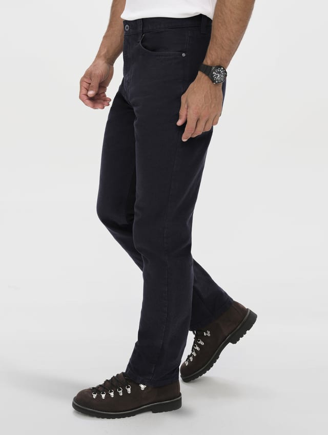 Pantalón 5 bolsillos de lona hombre