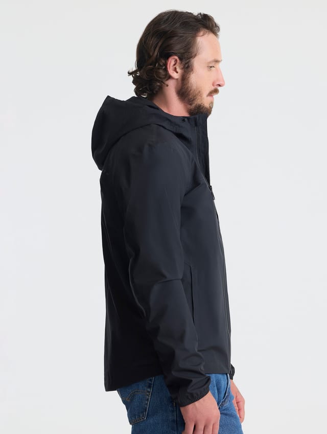 Casaca cortaviento impermeable hombre