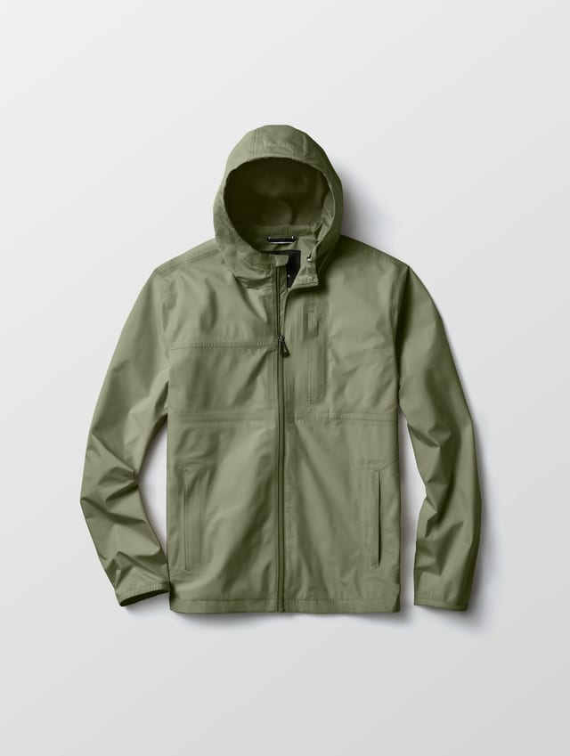 Casaca cortaviento impermeable hombre