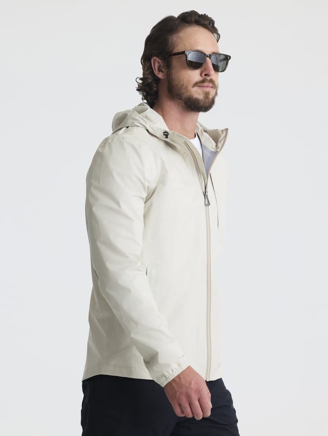 Casaca cortaviento impermeable hombre