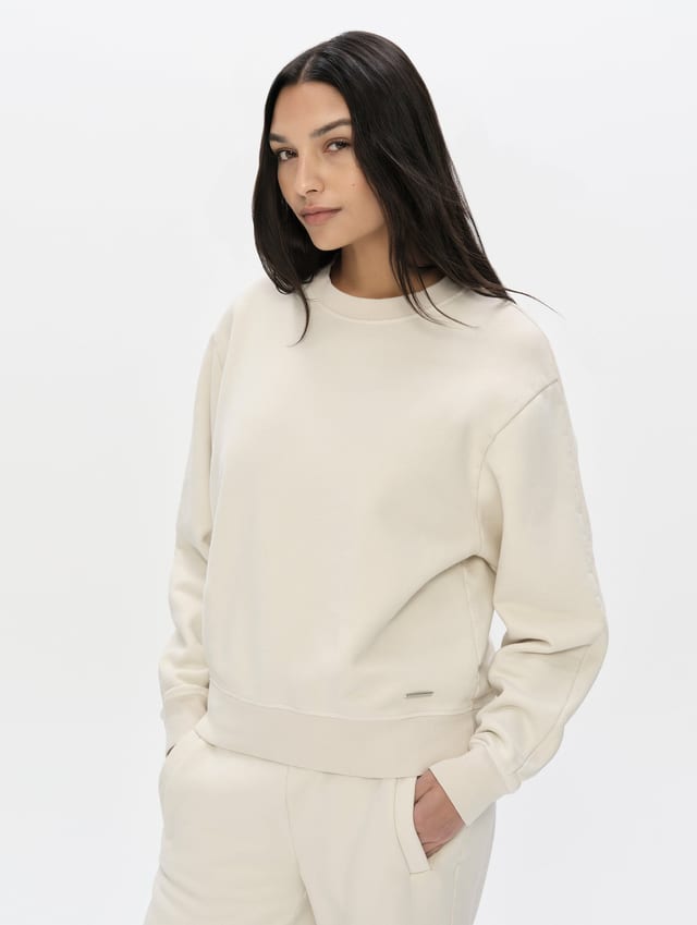Polerón cuello redondo mujer