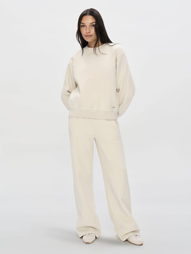 Polerón cuello redondo mujer