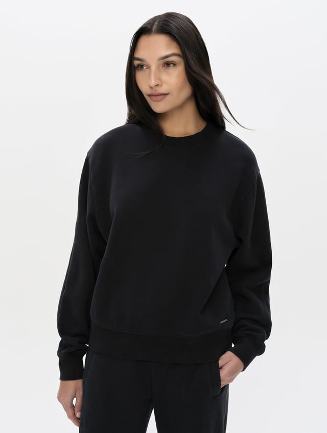 Polerón cuello redondo mujer