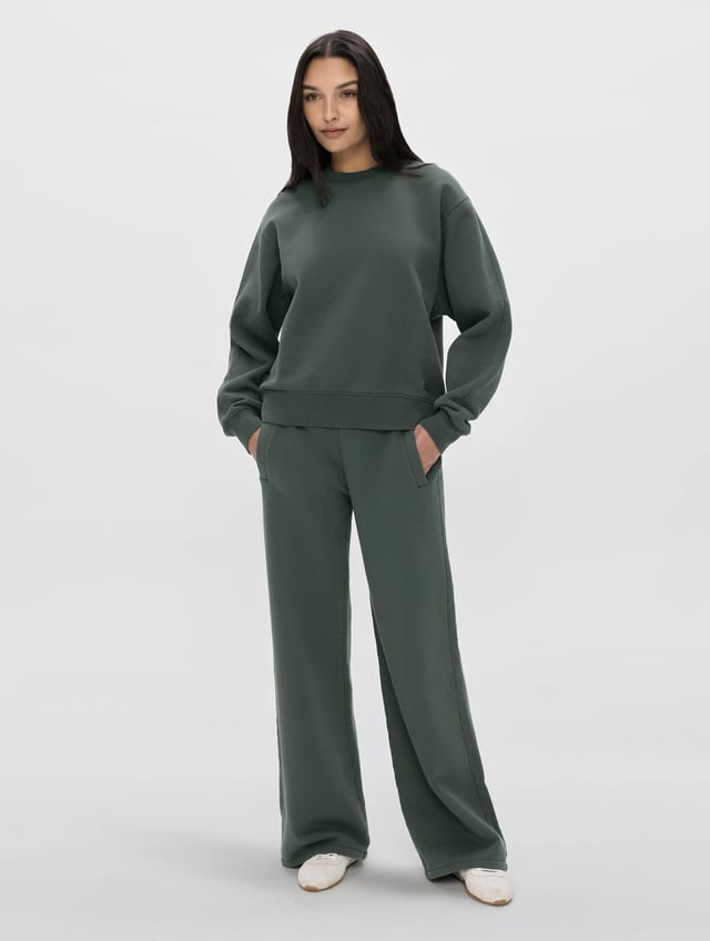 Polerón cuello redondo mujer