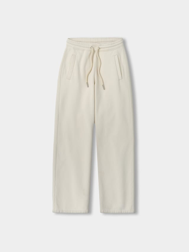 Pantalón de buzo pierna ancha mujer