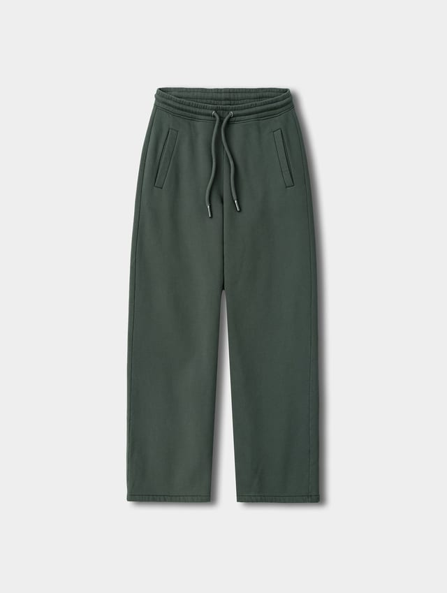 Pantalón de buzo pierna ancha mujer