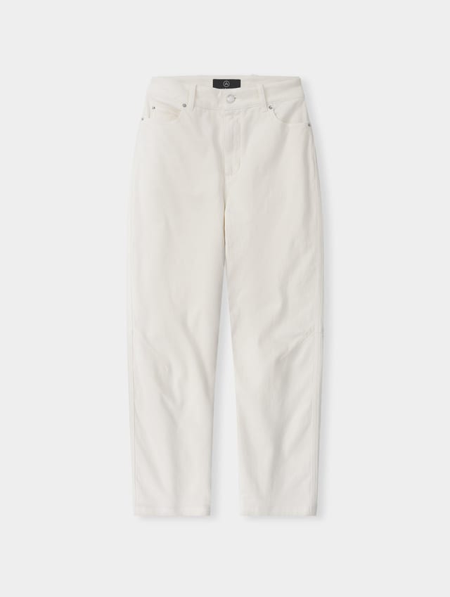 Pantalón de twill de algodón mujer