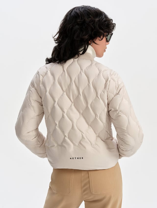 Casaca bomber acolchada mujer