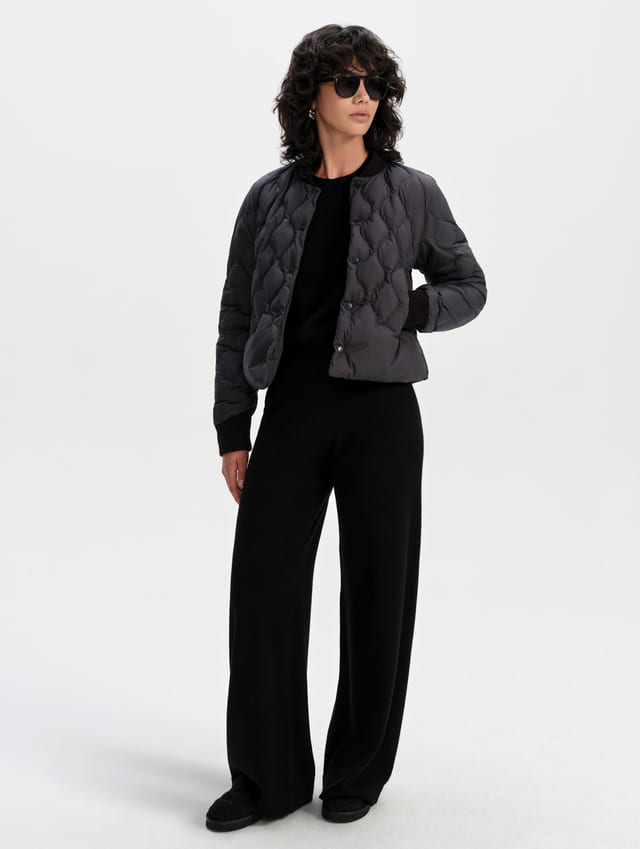 Casaca bomber acolchada mujer