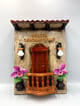 Balcón Chachapoyano decorativo de 25 × 35 cm