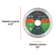DISCO DIAMANTADO 4" RIN CONTINUO TRUPER 12977