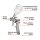 PISTOLA PINTAR EN GRAVEDAD TRUPER 11097