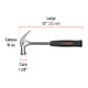MARTILLO PULIDO CROMADO TRUPER 16700