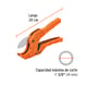 CORTADOR TUBO PVC 1.5/8"TRUPER 12860