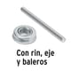 LLANTA CARRETILLA /ARO/EJE. 16" TRUPER 11852