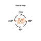 ASPERSOR 2 VIAS PVC TRUPER 10339