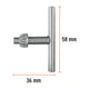 LLAVE BROQUERO TALAD. 3/8" 9.5MM TRUPER 16559