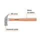 MARTILLO 29 MM MGO. MADERA TRUPER 10561