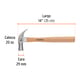 MARTILLO 29 MM MGO. MADERA TRUPER 10561