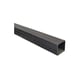 TUBO NEGRO 6"X6"X6X6MT.