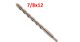 BROCA CONCRETO 7/8X12" TRUPER 11251