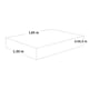COLCHON 2 PZ ZEBRA 16 X 8" PARAISO