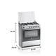COCINA INDURAMA CATALUÑA 6H 80 CM