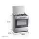 COCINA INDURAMA CANTABRIA 5H 80 CM